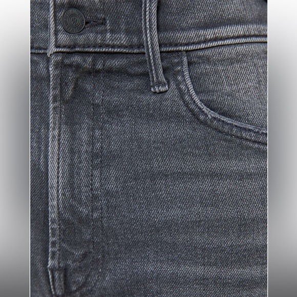 MOTHER The Hustler Roller High-Rise Wide-Leg Ankle Jeans in Call It A Night - Picture 4 of 13